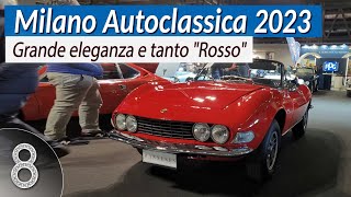 Milano Autoclassica 2023  Grande eleganza e tanto quotRossoquot [upl. by Viccora]