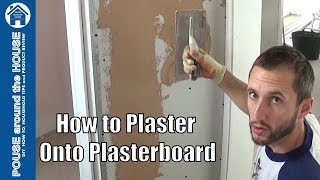 How to plaster a plasterboard wall beginners guide Plastering made easy for the DIY enthusiast [upl. by Eanat]