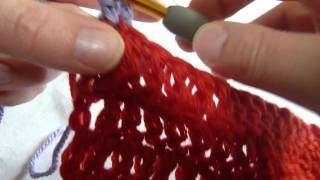 Stitch Scene How to crochet the Reverse Single Crochet rev sc alias Crab Stitch [upl. by Edobalo]