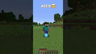 Avoiding Mistakes vs Ages Ability meme shorts minecraft [upl. by Obeng]