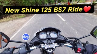 New Honda Shine 125 BS7 E20 OBD 2 First Ride Impressions  2023 Shine 125 Ride Review🚀 [upl. by Engleman]