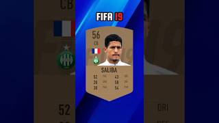 Saliba FIFA Evolution  FIFA 19  FC 25 🔥🔥 shorts fifa saliba [upl. by Amaris]