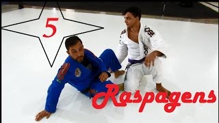 Jiu Jitsu 5 Raspagens Paras os Iniciantes  Feu Bjj [upl. by Bastian361]