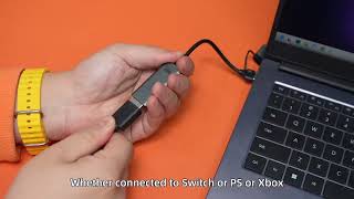 Hagibis USB 30 HDMI to USBTypeC Video Capture Card for Switch Xbox PS45 Live Broadcast [upl. by Araed]