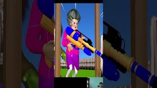 Funny Short  Squid Game Challenge Colorful Water Gun Nice or Error shorts scaryteacherfamily [upl. by Nikolai896]