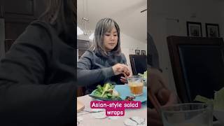 Asianstyle salad wrap cookingchannel asianfoodcooking food cooking [upl. by Howzell473]