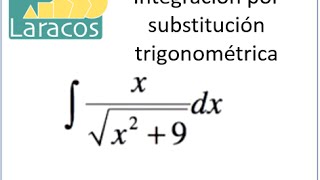 Integracion por substitucion trigonometrica ejemplo 4 [upl. by Uahsoj872]