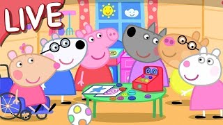 Peppa Pigs Clubhouse  LIVE 🏠 BRAND NEW PEPPA PIG EPISODES ⭐️ [upl. by Jeremy]