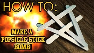 How To Make A Popsicle Stick Bomband other cool tricks [upl. by Anthony]