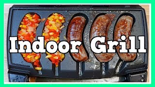 Johnsonville Indoor Grill  Italian Sausage and Peppers [upl. by Haela]