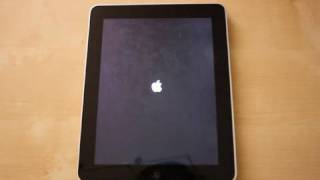 Apple iPad Booting Up  English [upl. by Anikram]