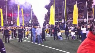 Pittsburgh Steelers Super Bowl XLV Entrance Cowboys Stadium [upl. by Hannasus]