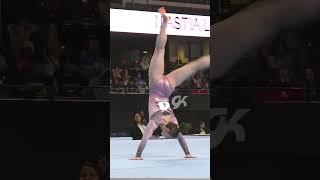 Adelle Speck Floor Exercise 2023 Nastia Liukin Cup Slow Motion shorts [upl. by Annoirb948]