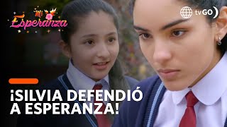 ¡Silvia defiende a Esperanza de las niñas que la molestan  Mi Esperanza  América Televisión [upl. by Onfre]