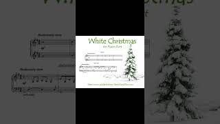 White Christmas Short piano duet [upl. by Akirehc]