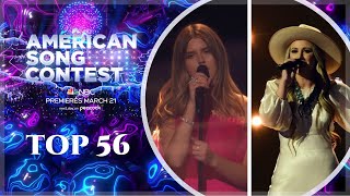 American Song Contest 2022 Top 56 [upl. by Brunelle]