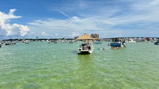 Crab Island Destin Florida l Destin Harbor Cruise l [upl. by Wolf]