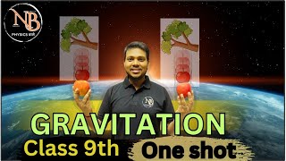 9th Class GRAVITATION ONE SHOT  NANDU BHAIYA PHYSICS वाले  Buoyancy free fall motion 🔥🔥 [upl. by Llibyc]