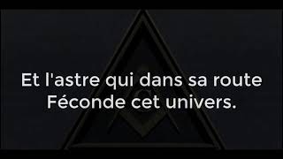 ÉLEVONS UNE ÂME PURE  LYRICS Version Maconnique [upl. by Khalid438]