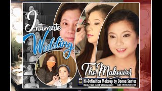 BEAUTIFUL amp NATURAL FILIPINA BRIDAL MAKEUP STEP BY STEP APPLICATION INTIMATE WEDDING FULL VIDEO [upl. by Bagger]