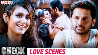 Check Hindi Dubbed Movie Ultimate Love Scenes  Nithiin Rakul Preet Priya Varrier  Aditya Movies [upl. by Nafis931]