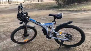 ANCHEER ANEB003 Folding Electric Mountain Bike [upl. by Novert]