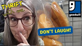 DONT LAUGH IT SELLS Thrift With Me at Goodwill in Las Vegas [upl. by Sukin]