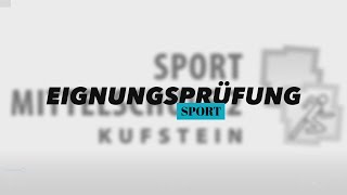 Eignungsprüfung Sport  Sportmittelschule 2 Kufstein [upl. by Malley]