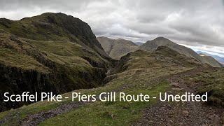 Scaffel Pike Piers Gill Route from Wasdale Head ScaffelPike [upl. by Esorbma]