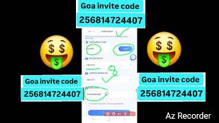 Goa game invite code 🤑Goa game ragister karna ka link🖇️ Description ma diya gya h🙏newviralvideo🤑💯💰 [upl. by Nollahp575]