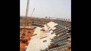 Niveau davancement impressionnant du stade Olympique de Diamniadio [upl. by Notyalc]