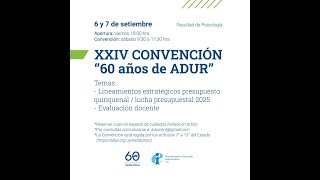 XXIV Convención de ADUR  Taller quotLineamientos estratégicos presupuesto quinquenalquot parte 2 31824 [upl. by Ives]