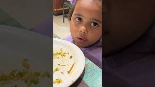 Darshika finish her food 🥘🔥🔥🔥🔥👍🏻👍🏻👍🏻shorts ytshorts youtubeshorts ytshorts [upl. by Cyd]