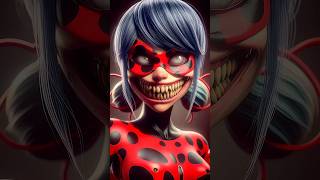 Horror version of the Miraculous Tales of Ladybug amp Cat Noir characters scary [upl. by Nede]