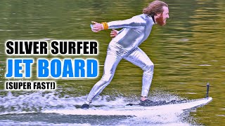 DIY Silver Surfer Surfboard goes SUPER FAST [upl. by Gillman]