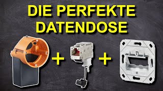 Netzwerkdose anschließen  Cat7 Kabel an Cat6a Modul auflegen  RJ45  UAE  LAN Dose verdrahten [upl. by O'Brien]