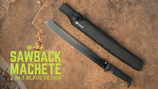 TRUE Sawback Machete  2IN1 BLADE DESIGN [upl. by Moyna]