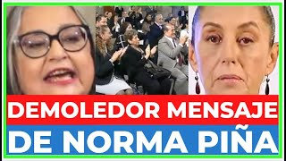 Norma Piña ¡Mensaje EMOTIVO a los Trabajadores del Poder Judicial [upl. by France]