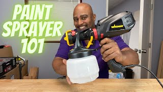 HOW TO USE A PAINT SPRAYER FOR BEGINNERS [upl. by Ogait]