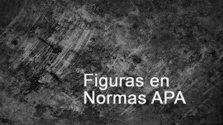 Figuras en Normas APA [upl. by Kina]