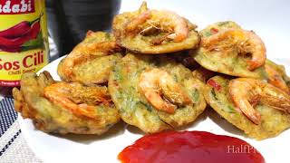 Cucur Udang Kucai using Adabi Fritter Flour Tepung Cucur Adabi [upl. by Featherstone743]