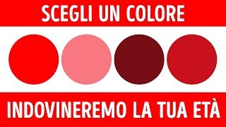 Test sui colori che può rilveare la tua età mentale Age [upl. by Irama636]