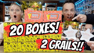 2 GRAILS Opening 20 Mystery Grail Funko pop Mystery boxes Crazy Unboxing [upl. by Naryt488]