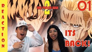 One Punch Man Season 2 Episode 1 Reaction and Review RE UPLOAD KING THE STRONGEST MAN ON EARTH [upl. by Foscalina353]