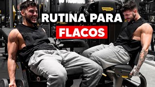 Rutina de Gym para Ectomorfos Gana músculo siendo Flaco [upl. by Zinah87]