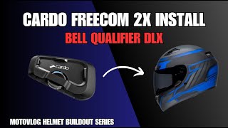 Motovlog Build  Cardo Systems Freecom 2X Install [upl. by Anikat355]