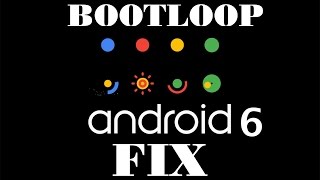 Xposed Bootloop FIX  Android 60 [upl. by Suivatna]