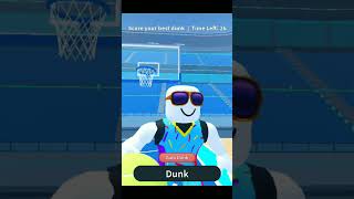 dunking simulator in ROBLOX [upl. by Sair]