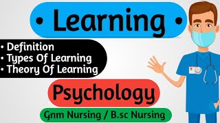 Learning In Psychology  Learning Psychology  Types Of Learning In Psychology [upl. by Eivad560]