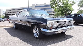 1964 Chevy Impala SS on 17in Wheels  Perfect Fitment Guide In description  64 Impala 17s [upl. by Helgeson]